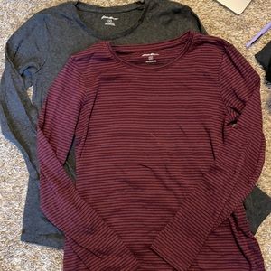 Long Sleeve Crew neck tshirts